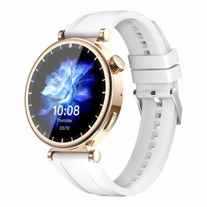 WS520 1.28 inch IP67 Sport Smart Watch, Support Bluetooth Call / Sleep / Blood Oxygen / Heart Rate / Blood Pressure Health Monitor(Gold+White) by buy2fix