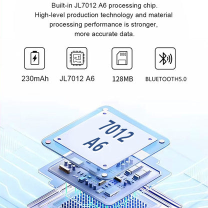 WS520 1.28 inch IP67 Sport Smart Watch, Support Bluetooth Call / Sleep / Blood Oxygen / Heart Rate / Blood Pressure Health Monitor(Gold+White) by buy2fix