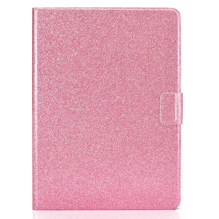 For iPad Pro 11 2024 Varnish Glitter Powder Smart Leather Tablet Case(Pink) - iPad Pro 11 2024 Cases by buy2fix | Online Shopping UK | buy2fix