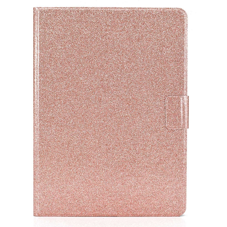 For iPad Pro 11 2024 Varnish Glitter Powder Smart Leather Tablet Case(Rose Gold) - iPad Pro 11 2024 Cases by buy2fix | Online Shopping UK | buy2fix