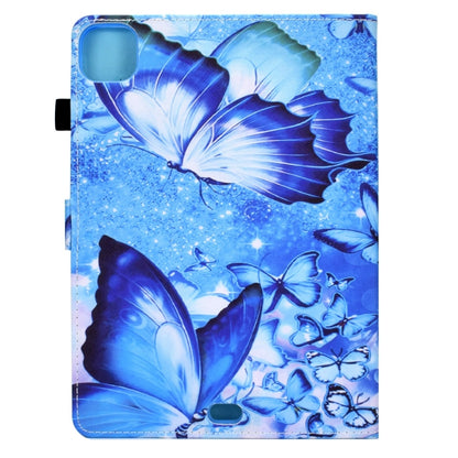 For iPad Pro 11 2024 Painted Stitching Smart Leather Tablet Case(Butterflies) - iPad Pro 11 2024 Cases by buy2fix | Online Shopping UK | buy2fix