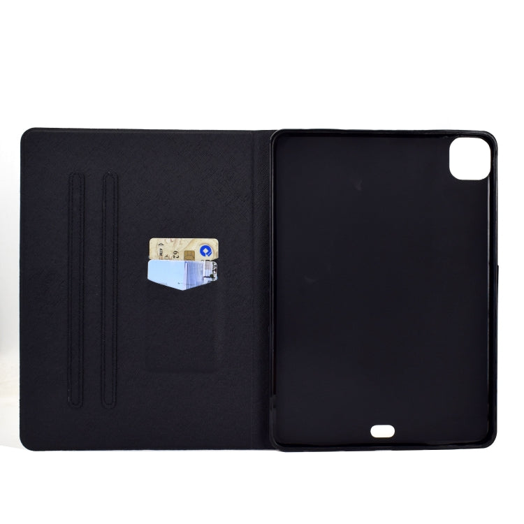 For iPad Pro 11 2024 Colored Drawing Horizontal Flip Tablet Leather Case(Expression) - iPad Pro 11 2024 Cases by buy2fix | Online Shopping UK | buy2fix