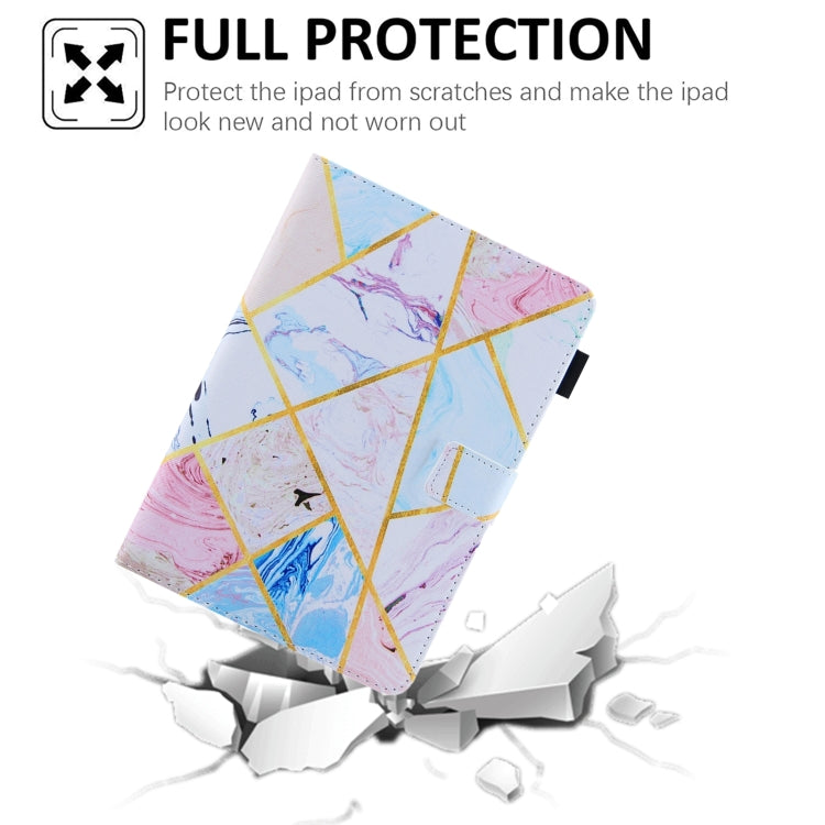 For iPad Pro 11 2024 Colored Drawing Leather Smart Tablet Case(Geometric Marble) - iPad Pro 11 2024 Cases by buy2fix | Online Shopping UK | buy2fix