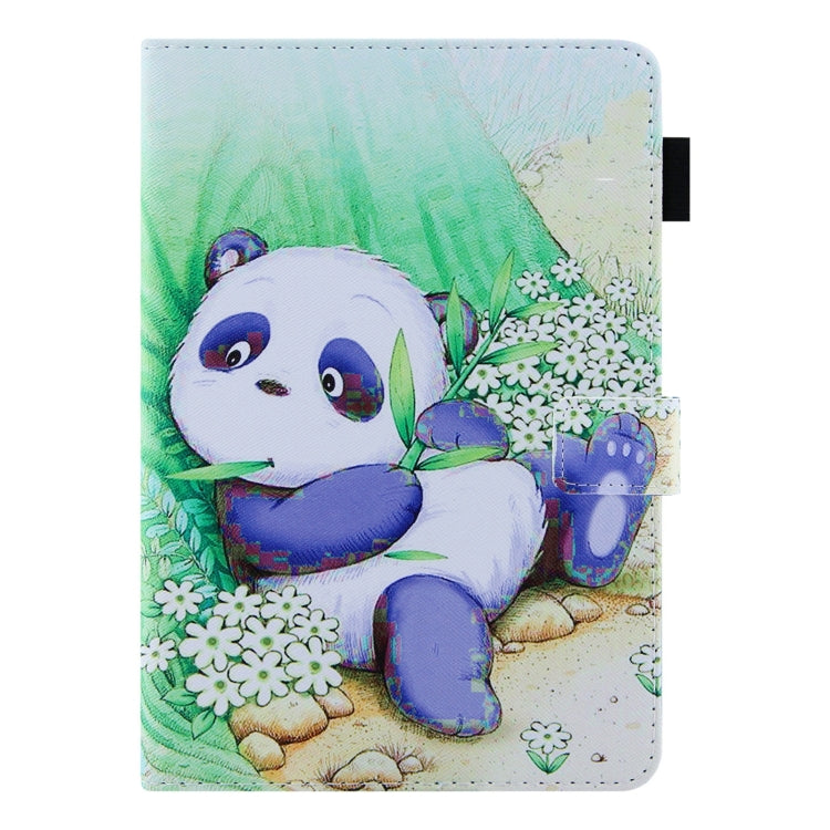 For iPad Pro 11 2024 Colored Drawing Leather Smart Tablet Case(Cute Panda) - iPad Pro 11 2024 Cases by buy2fix | Online Shopping UK | buy2fix