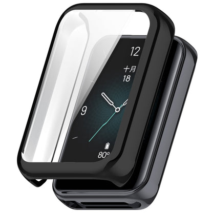 For Honor Band 9 Full Coverage TPU Electroplated Watch Protective Case(Black) - Watch Cases by buy2fix | Online Shopping UK | buy2fix