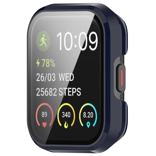 For SKG V7 / V7 Pro Tempered Film Integrated PC Watch Protective Cover(Ink Blue) by buy2fix