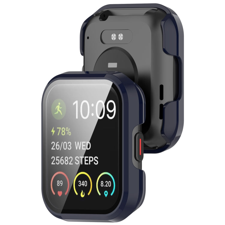 For SKG V7 / V7 Pro Tempered Film Integrated PC Watch Protective Cover(Ink Blue) by buy2fix