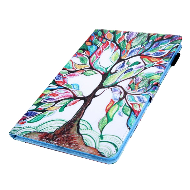 For iPad Pro 11 2024 Colored Drawing Leather Smart Tablet Case(Life Tree) - iPad Pro 11 2024 Cases by buy2fix | Online Shopping UK | buy2fix