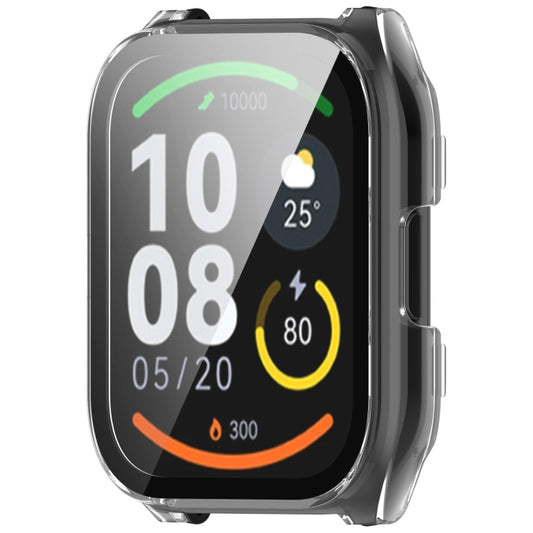 For Xiaomi HayLou Smart Watch 2 Pro PC + Tempered Film Integrated Watch Protective Case(Transparent) by buy2fix