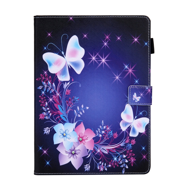 For iPad Pro 11 2024 Colored Drawing Leather Smart Tablet Case(Dual Colorful Butterflies) - iPad Pro 11 2024 Cases by buy2fix | Online Shopping UK | buy2fix