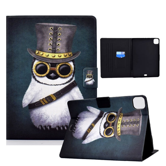 For iPad Pro 11 2024 Voltage Colored Drawing Smart Leather Tablet Case(Penguin) - iPad Pro 11 2024 Cases by buy2fix | Online Shopping UK | buy2fix