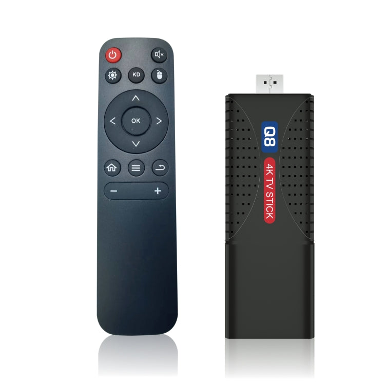 Q8 STICK Rockchip 3228A Quad-Core 1.2GHZ Android 12 4K HD TV Stick, RAM:2GB+8GB - Android TV Sticks by buy2fix | Online Shopping UK | buy2fix