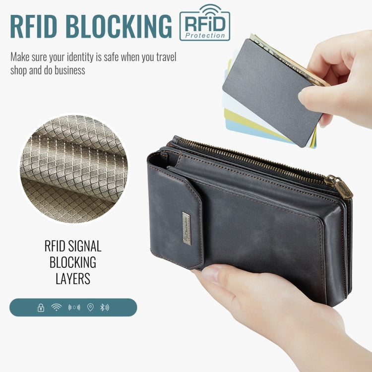 CaseMe Me40 Vertical Multifunctional Shoulder Crossbody Phone Bag(Black) by CaseMe