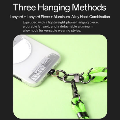 ROCK Multifunctional Luminous Phone Crossbody Lanyard Wrist Lanyard(Fluorescent Green) - Lanyards & Wrist Straps by ROCK | Online Shopping UK | buy2fix