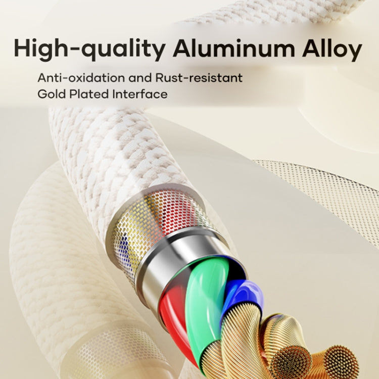 ROCK Z20 60W USB-C / Type-C to USB-C / Type-C Fast Charging Data Cable, Length:1m(Grey White) - USB-C & Type-C Cable by ROCK | Online Shopping UK | buy2fix