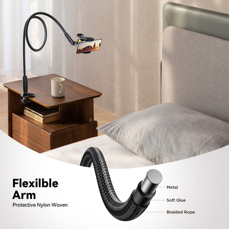 JOYROOM JR-ZS389 Lazy Desktop Phone Holder(Black) - Lazy Bracket by JOYROOM | Online Shopping UK | buy2fix