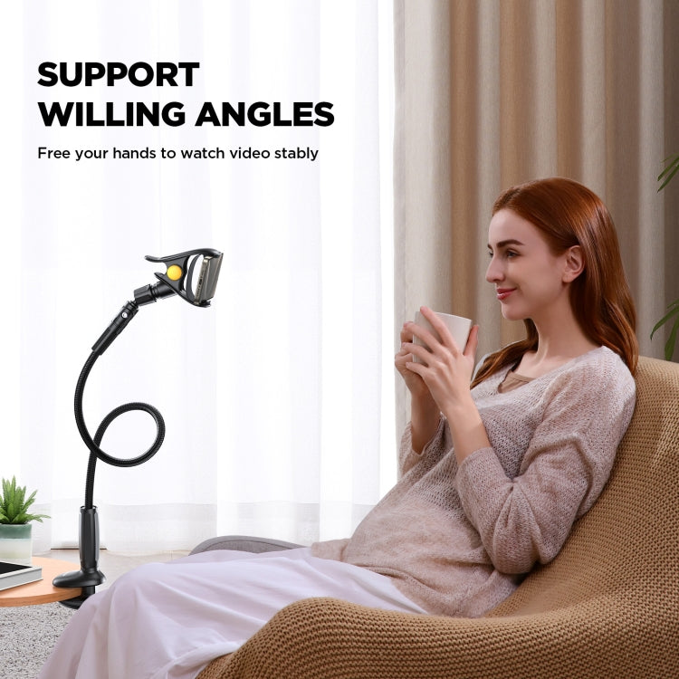 JOYROOM JR-ZS389 Lazy Desktop Phone Holder(Black) - Lazy Bracket by JOYROOM | Online Shopping UK | buy2fix