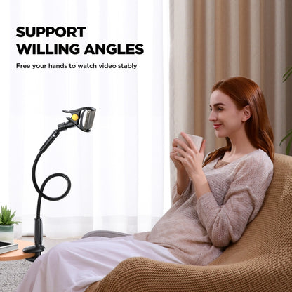 JOYROOM JR-ZS389 Lazy Desktop Phone Holder(Black) - Lazy Bracket by JOYROOM | Online Shopping UK | buy2fix