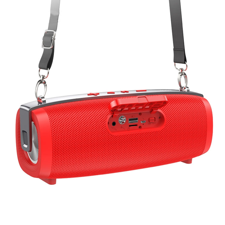 hoco BS55 Gallant Outdoor Wireless Bluetooth Speaker(Red) - Desktop Speaker by hoco | Online Shopping UK | buy2fix