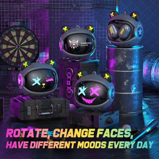 ONIKUMA T20 TWS Gaming Wireless Bluetooth Earphone(Grey) by ONIKUMA