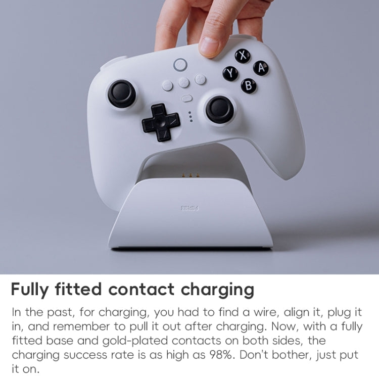 8BitDo Orion NS Version True Wireless Bluetooth Gamepad with Charging Stand(White) - Controller Gamepad by 8BitDo | Online Shopping UK | buy2fix