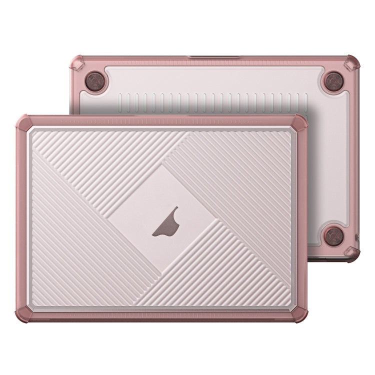 For MacBook Air/Pro 13.3 2016-2021 A1706 DUX DUCIS LCGH Laptop Frosted Protective Case(Pink) - MacBook Cases by DUX DUCIS | Online Shopping UK | buy2fix