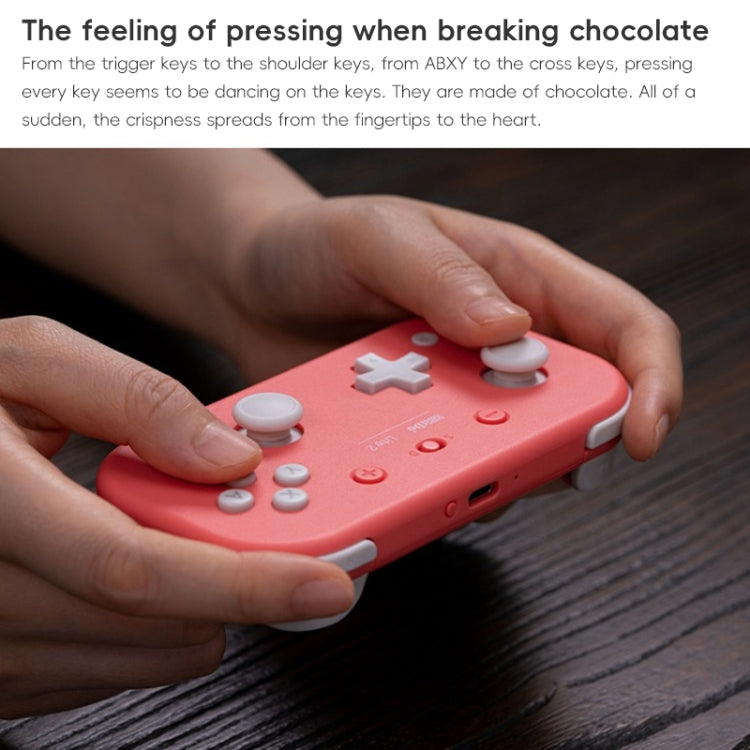 8BitDo Lite 2 Wireless Bluetooth Gamepad(Pink) - Controller Gamepad by 8BitDo | Online Shopping UK | buy2fix