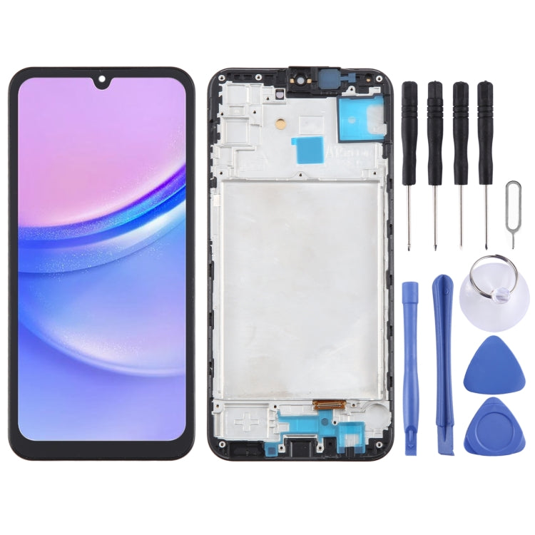 For Samsung Galaxy A15 4G SM-A155F 6.36inch OLED LCD Screen for Digitizer Full Assembly with Frame - LCD Screen by buy2fix | Online Shopping UK | buy2fix