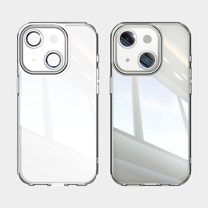 For iPhone 15 Acrylic Hybrid TPU Armor Shockproof Phone Case(Transparent) by buy2fix