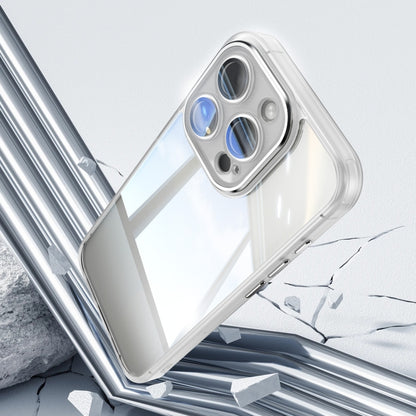 For iPhone 14 Pro Max Acrylic Hybrid TPU Armor Shockproof Phone Case(Transparent) by buy2fix