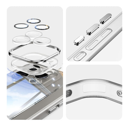 For iPhone 14 Pro Max Acrylic Hybrid TPU Armor Shockproof Phone Case(Transparent) by buy2fix