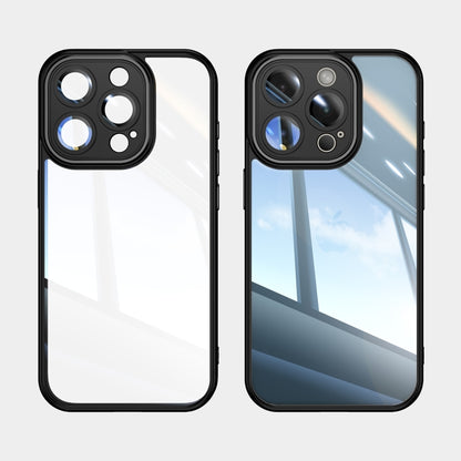 For iPhone 13 Pro Max Acrylic Hybrid TPU Armor Shockproof Phone Case(Black) by buy2fix