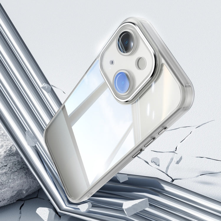 For iPhone 13 Acrylic Hybrid TPU Armor Shockproof Phone Case(Transparent) by buy2fix