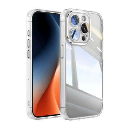 For iPhone 12 Pro Max Acrylic Hybrid TPU Armor Shockproof Phone Case(Transparent) by buy2fix