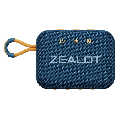 Zealot S75 Portable Outdoor IPX6 Waterproof Bluetooth Speaker(Blue) - Waterproof Speaker by ZEALOT | Online Shopping UK | buy2fix