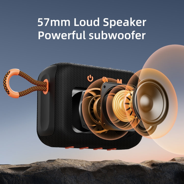 Zealot S75 Portable Outdoor IPX6 Waterproof Bluetooth Speaker(Black) - Waterproof Speaker by ZEALOT | Online Shopping UK | buy2fix