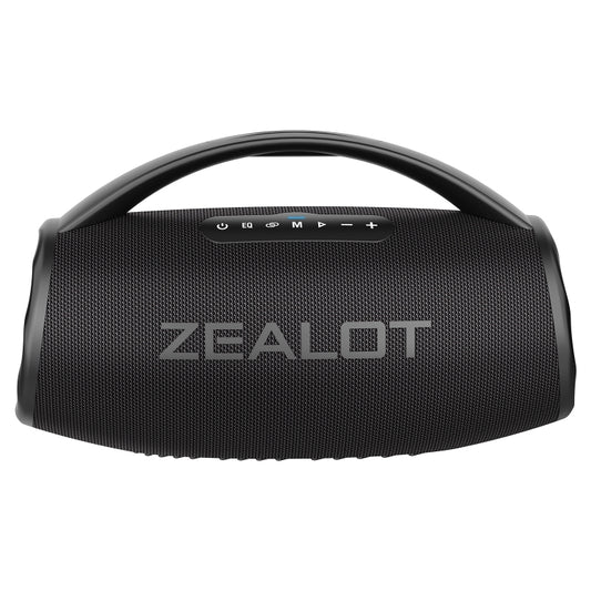 Zealot S97 80W Outdoor Portable RGB Light Bluetooth Speaker(Black) by ZEALOT