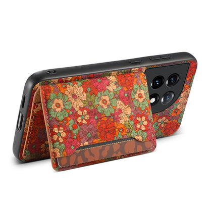 For OnePlus 11 Card Slot Holder Phone Case(Summer Red) by buy2fix