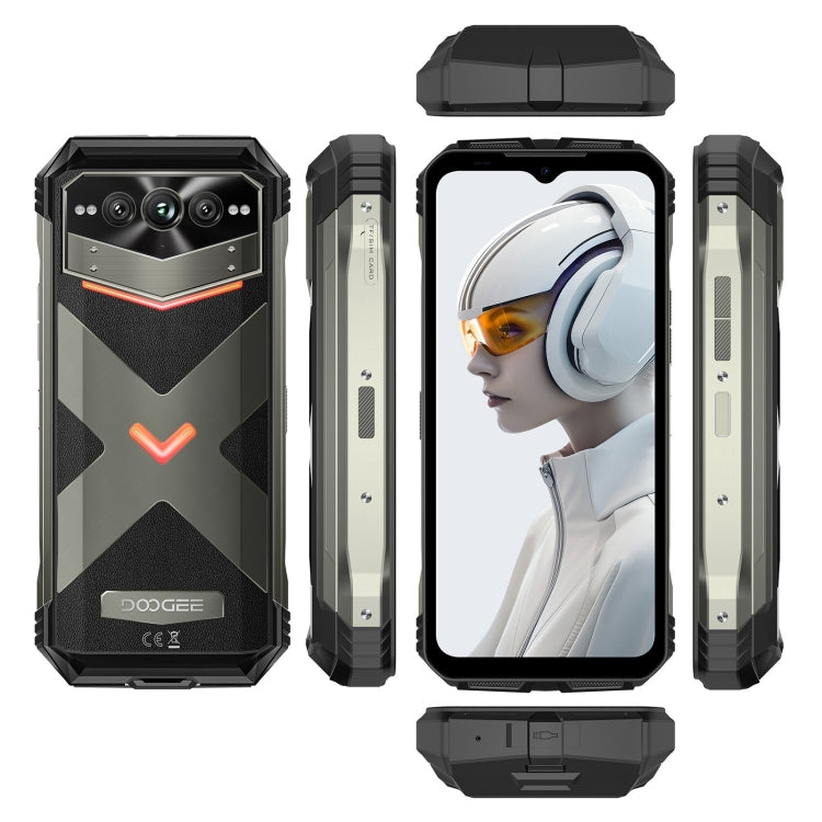 DOOGEE Vmax Plus 5G Rugged Phone, 16GB+512GB, 6.58 inch Android 14 MediaTek Dimensity 7050 Octa Core, Network: 5G, OTG, NFC(Grey) - DOOGEE by DOOGEE | Online Shopping UK | buy2fix