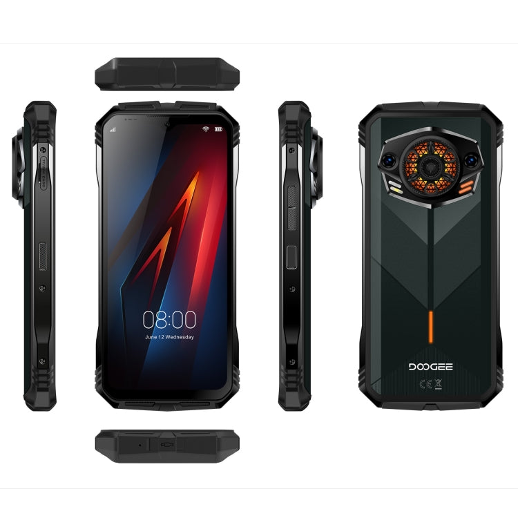 [HK Warehouse] DOOGEE S PUNK Rugged Phone, 6GB+256GB, 6.58 inch Android 14 Spreadtrum T606 Octa Core, Network: 4G, OTG, NFC(Green) - DOOGEE by DOOGEE | Online Shopping UK | buy2fix