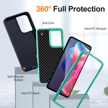 For Motorola Moto G Stylus 5G 2024 Life Waterproof Rugged PC + Silicone Phone Case(Dark Blue + Light Blue) - Motorola Cases by buy2fix | Online Shopping UK | buy2fix