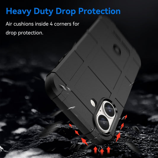 For iPhone 16 Pro Max Full Coverage Shockproof TPU Phone Case(Black) by buy2fix