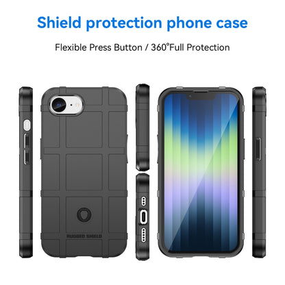For iPhone 16e Full Coverage Shockproof TPU Phone Case(Black) by buy2fix