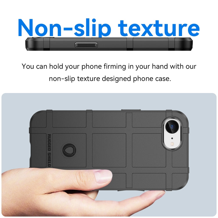For iPhone 16e Full Coverage Shockproof TPU Phone Case(Black) by buy2fix