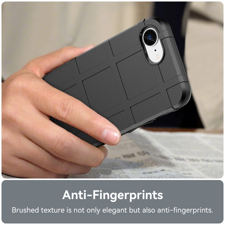 For iPhone 16e Full Coverage Shockproof TPU Phone Case(Black) by buy2fix