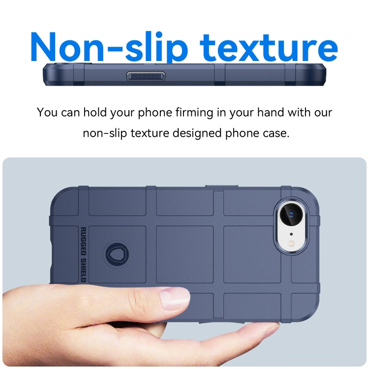 For iPhone 16e Full Coverage Shockproof TPU Phone Case(Blue) by buy2fix