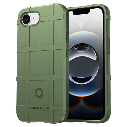 For iPhone 16e Full Coverage Shockproof TPU Phone Case(Green) by buy2fix