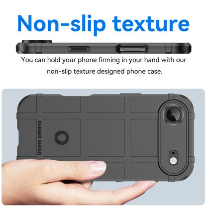 For iPhone Air Full Coverage Shockproof TPU Phone Case(Black) - iPhone Air Cases by buy2fix | Online Shopping UK | buy2fix