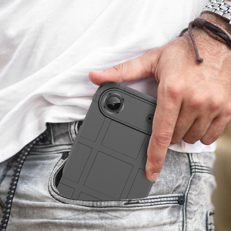 For iPhone Air Full Coverage Shockproof TPU Phone Case(Black) - iPhone Air Cases by buy2fix | Online Shopping UK | buy2fix