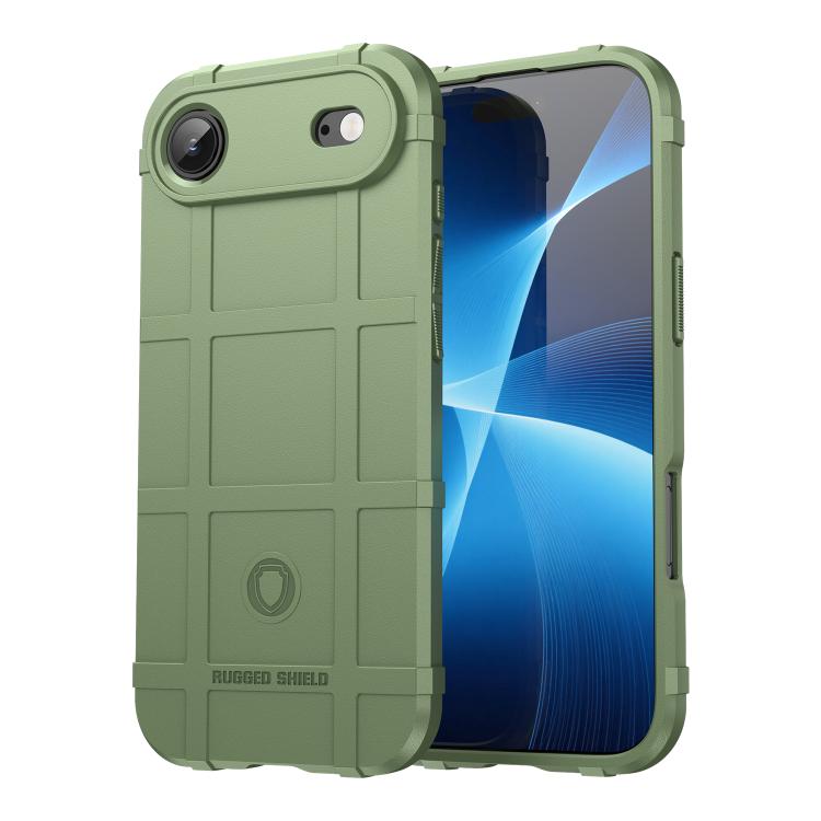 For iPhone Air Full Coverage Shockproof TPU Phone Case(Green) - iPhone Air Cases by buy2fix | Online Shopping UK | buy2fix